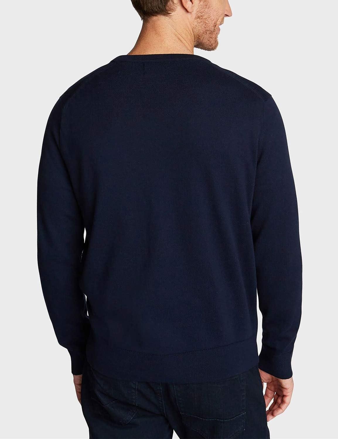 imageNautica Mens Nautica Navtech VNeck SweaterNavy