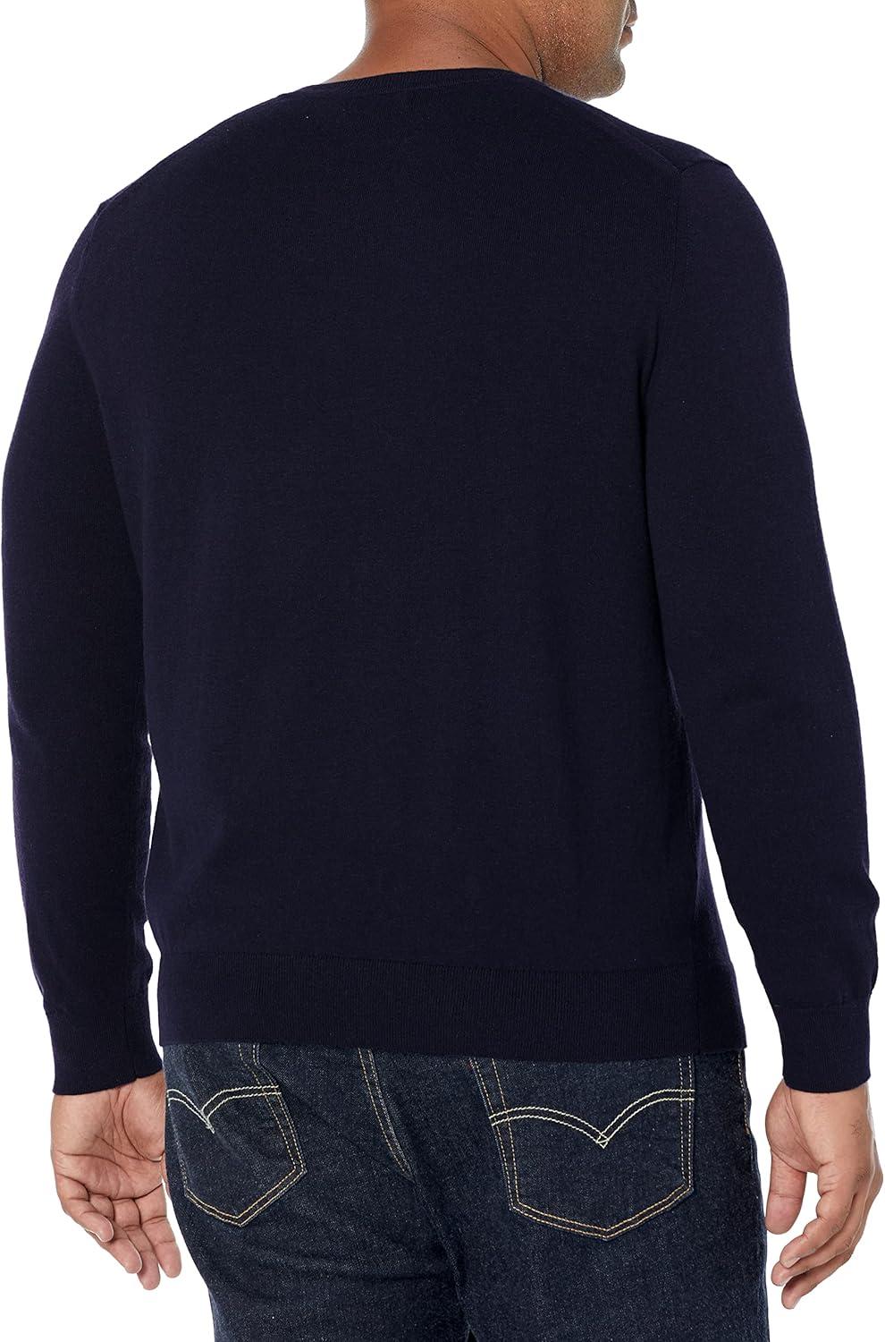imageNautica Mens Nautica Navtech VNeck SweaterNavy