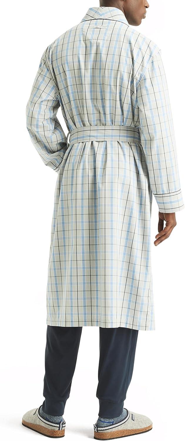 imageNautica Mens Nautica Sustainably Crafted Plaid RobeHigh Rise