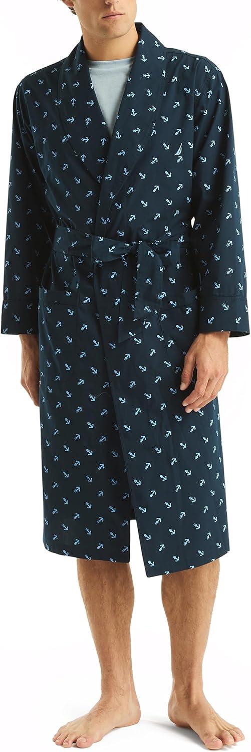 imageNautica Mens Nautica Sustainably Crafted Printed RobeMaritime Navy