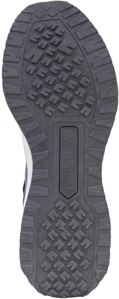 imageNautica Mens Running Sneakers Sport Fashion LaceUp Athletic Soft Shoes for Gym Tennis Men Cushioned Breathable Lightweight amp ComfortableCharcoal Grey