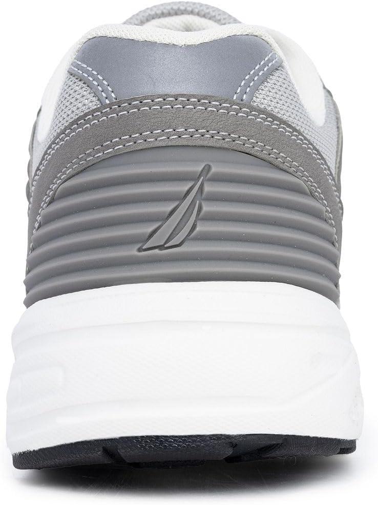 imageNautica Mens Running Sneakers Sport Fashion LaceUp Athletic Soft Shoes for Gym Tennis Men Cushioned Breathable Lightweight amp ComfortableGrey Tonalresh