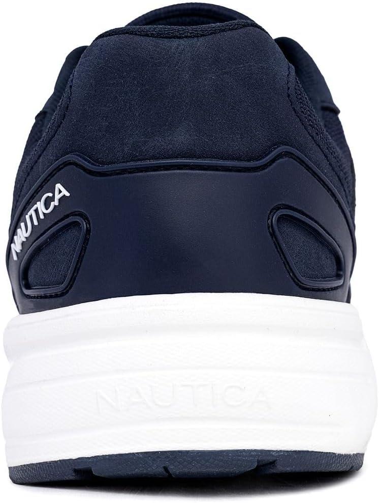 imageNautica Mens Running Sneakers Sport Fashion LaceUp Athletic Soft Shoes for Gym Tennis Men Cushioned Breathable Lightweight amp ComfortableNavy