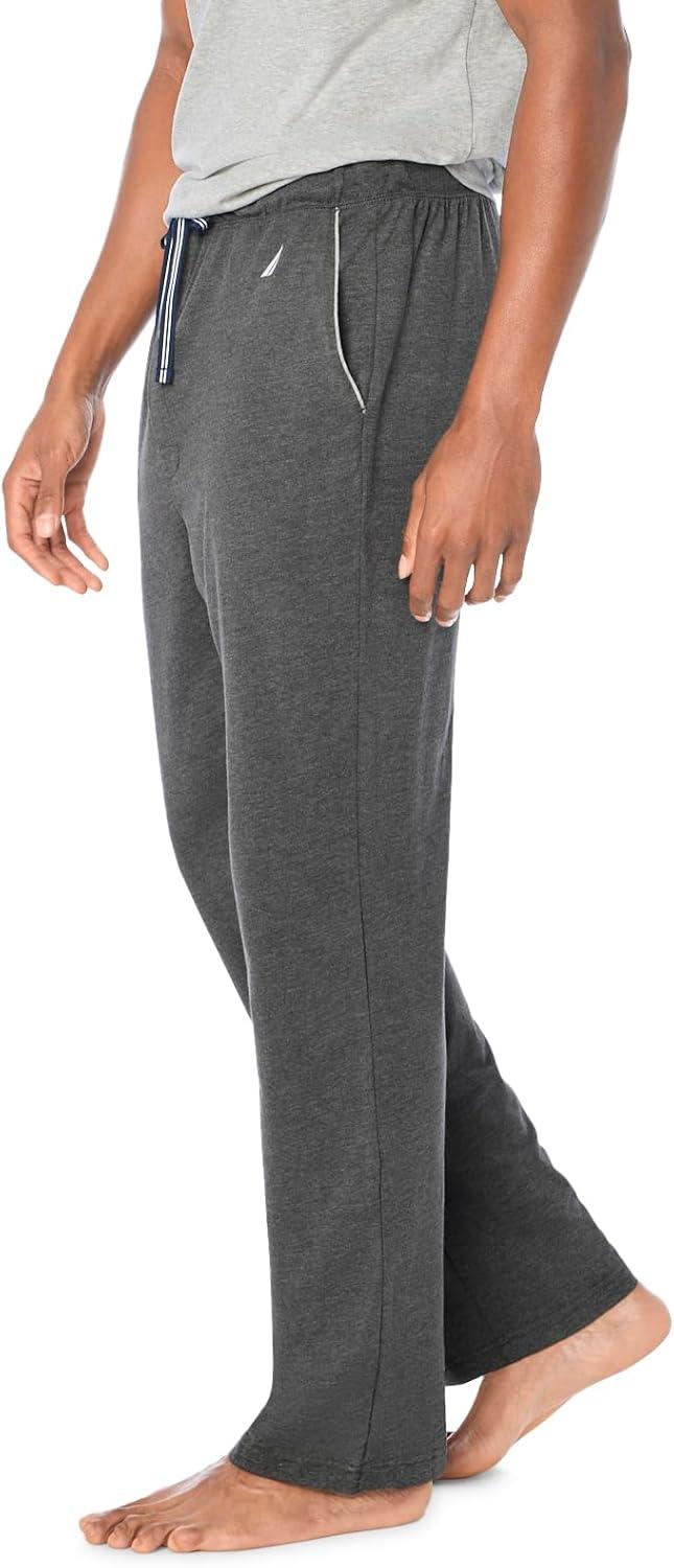 imageNautica Mens Soft Knit Sleep Lounge PantCharcoal Heather