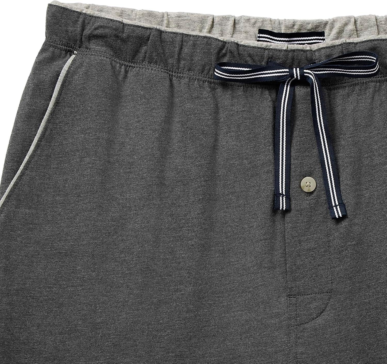 imageNautica Mens Soft Knit Sleep Lounge PantCharcoal Heather
