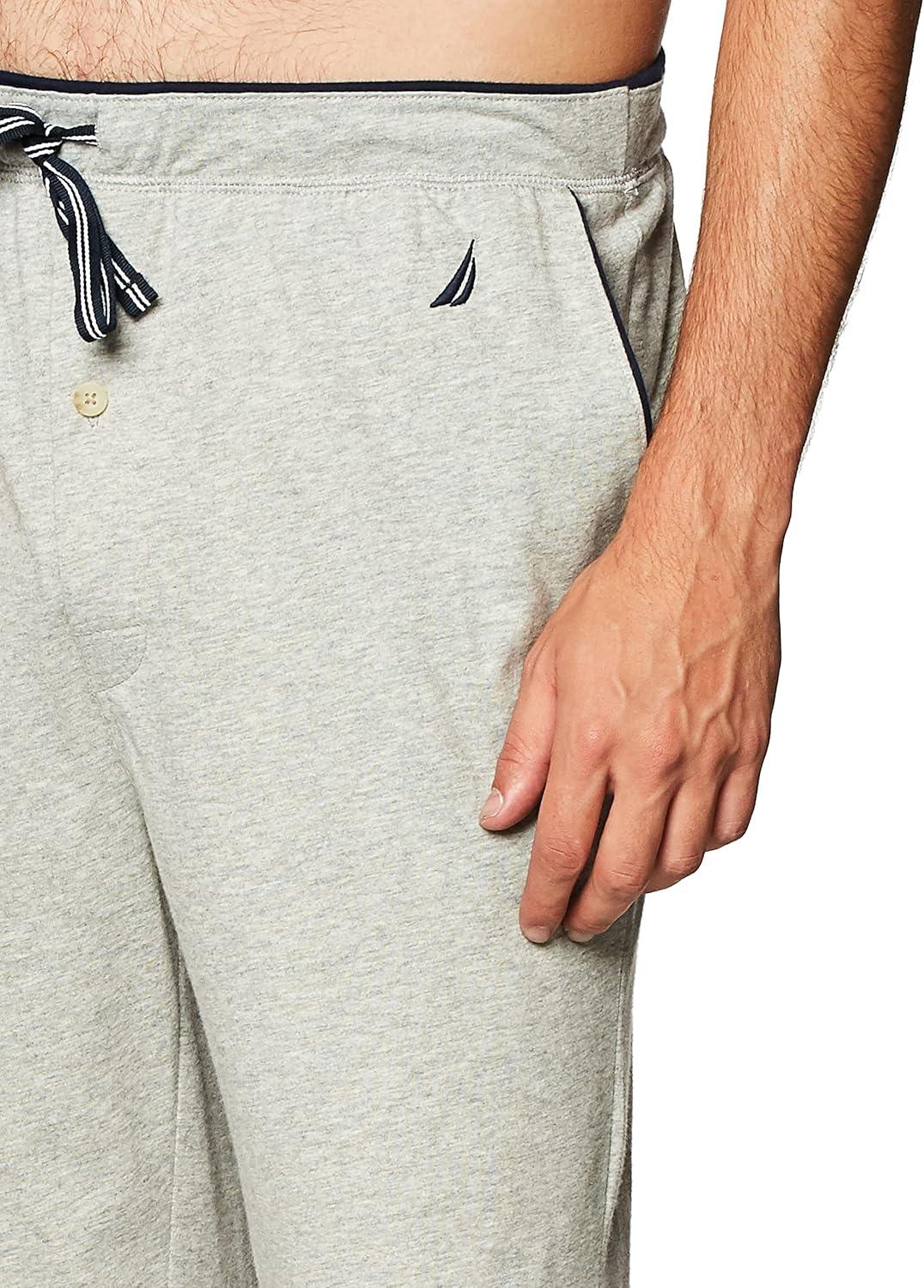 imageNautica Mens Soft Knit Sleep Lounge PantGrey Heather