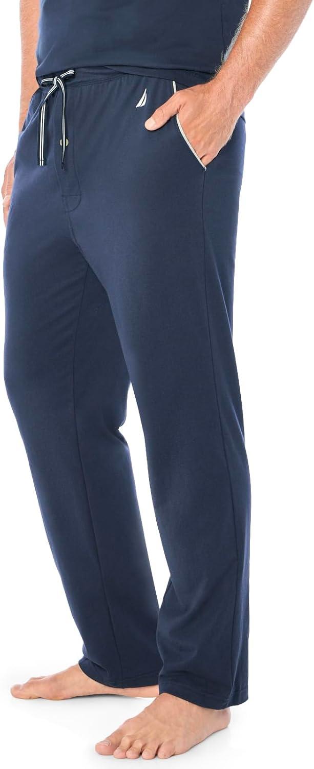 imageNautica Mens Soft Knit Sleep Lounge PantNavy