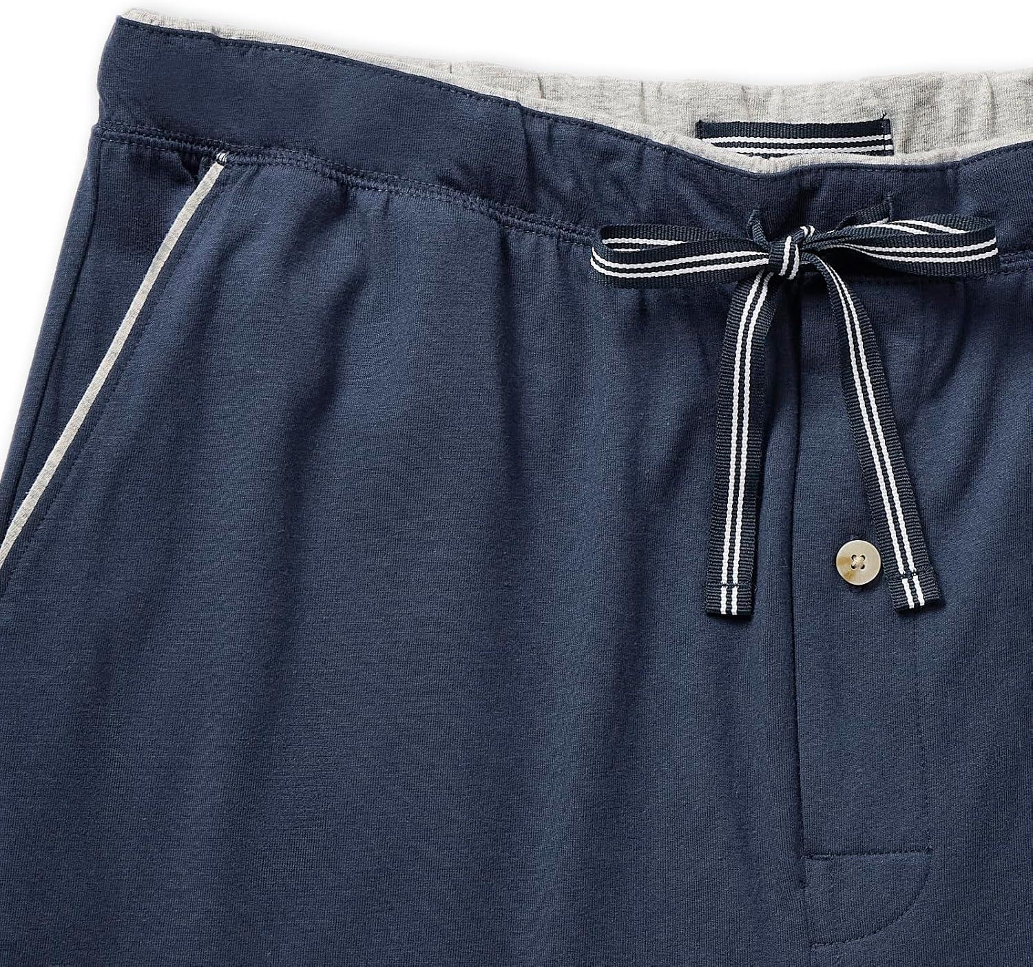 imageNautica Mens Soft Knit Sleep Lounge PantNavy