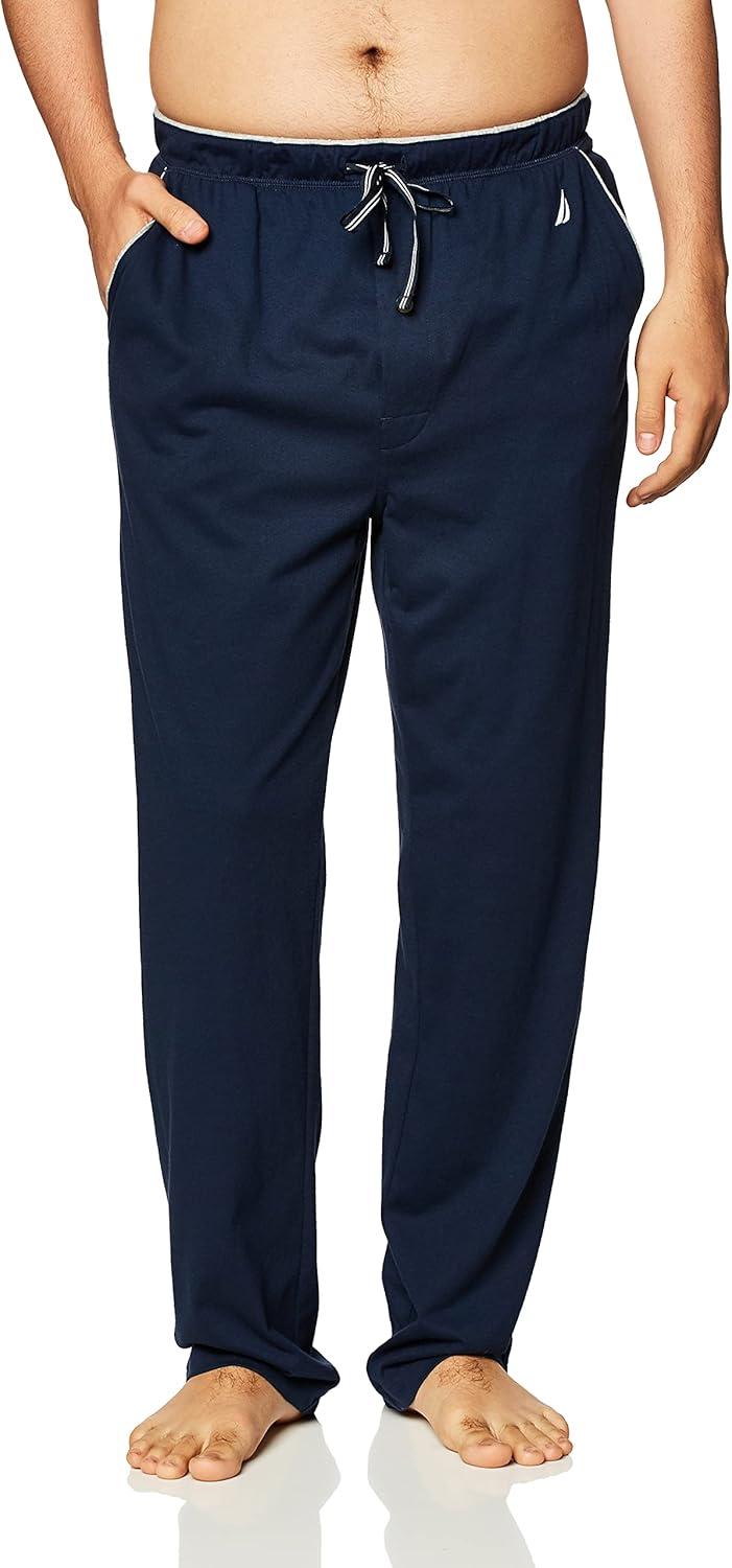 imageNautica Mens Soft Knit Sleep Lounge PantNavy
