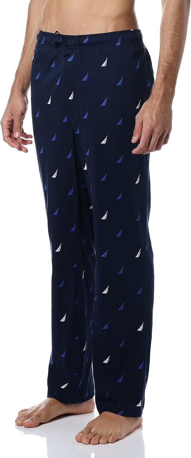 imageNautica Mens Soft Knit Sleep Lounge PantNavy Logo