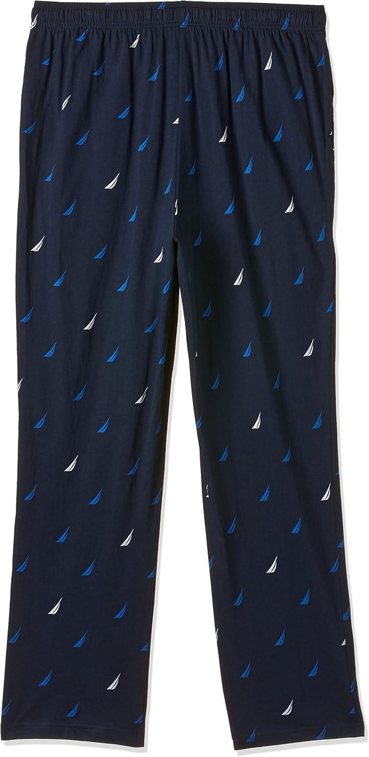 imageNautica Mens Soft Knit Sleep Lounge PantNavy Logo