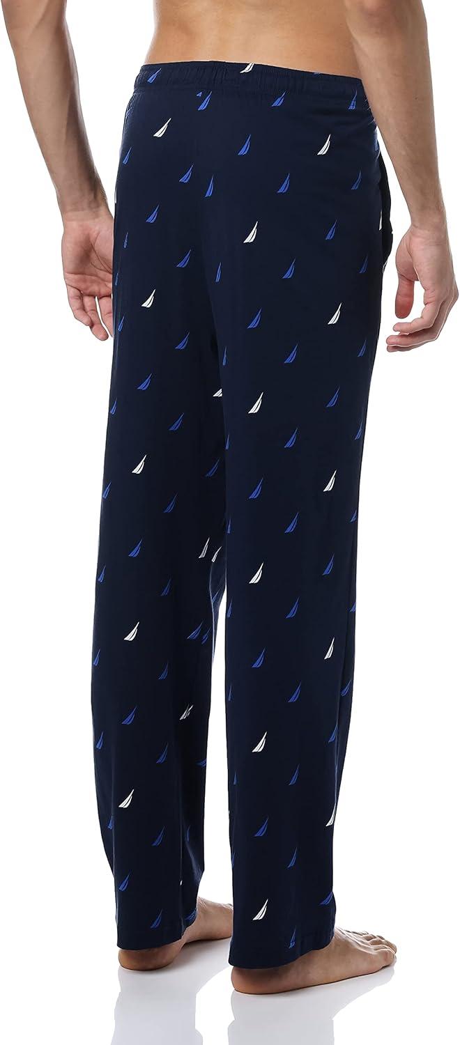 imageNautica Mens Soft Knit Sleep Lounge PantNavy Logo