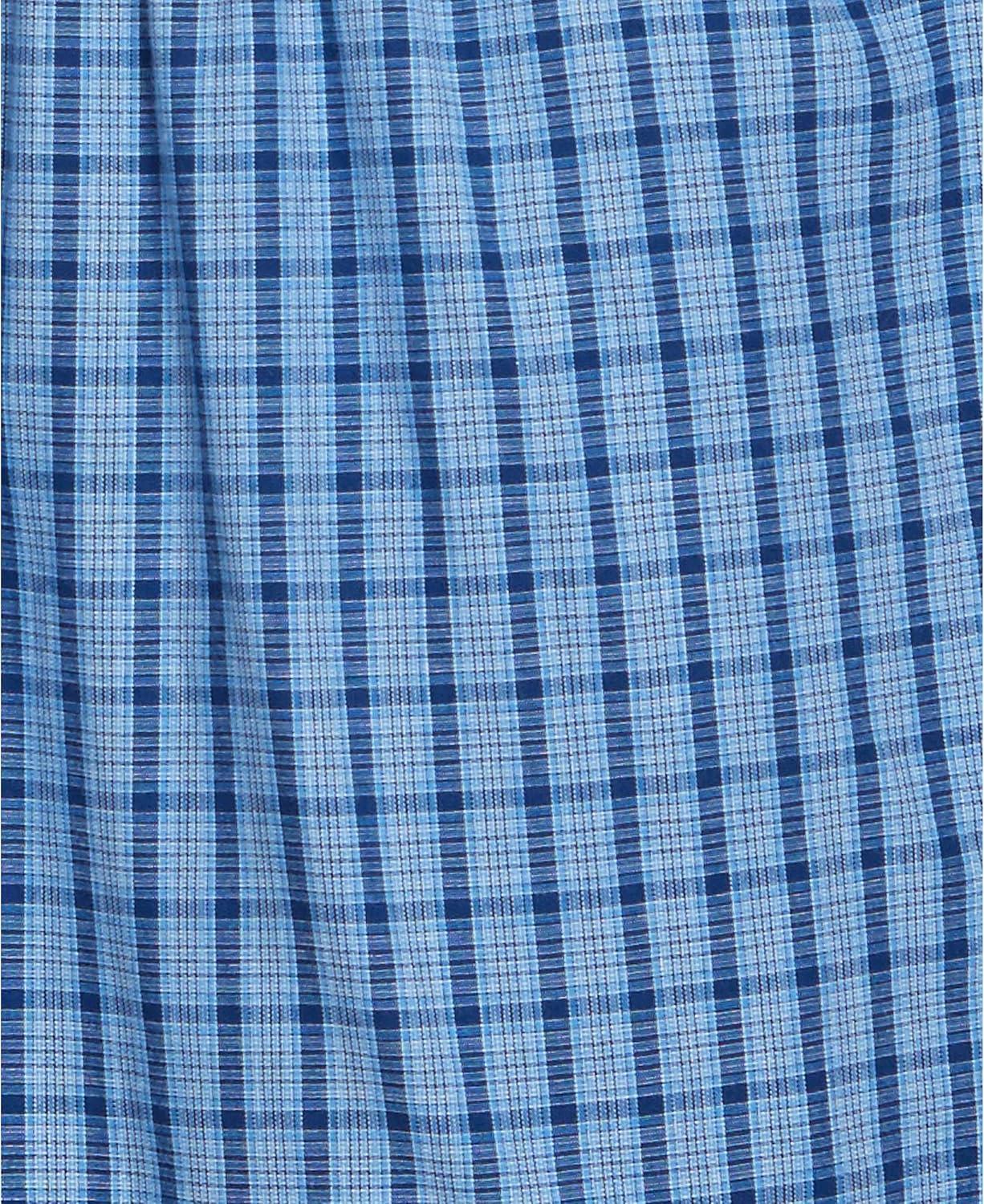 imageNautica Mens Soft Woven 100 Cotton Elastic Waistband Sleep Pajama PantFrench Blue