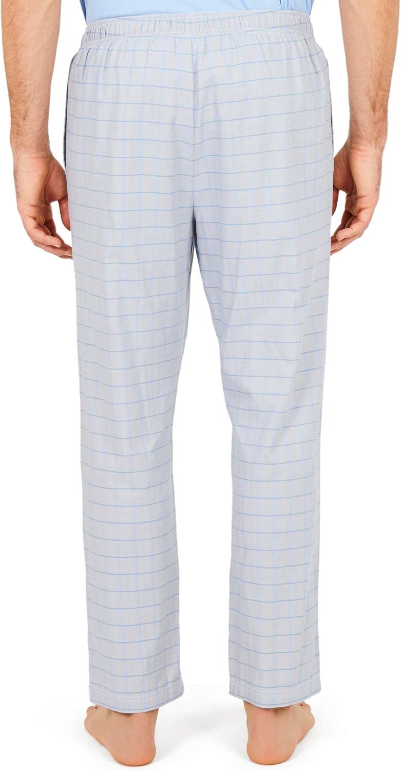 imageNautica Mens Soft Woven 100 Cotton Elastic Waistband Sleep Pajama PantGrey