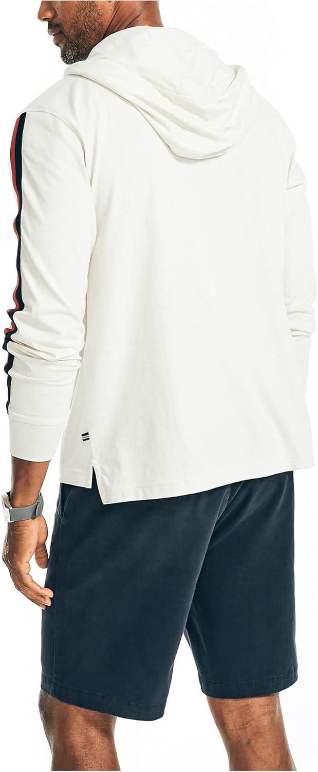 imageNautica Mens Sustainably Crafted Pullover HoodieOatmeal Heather