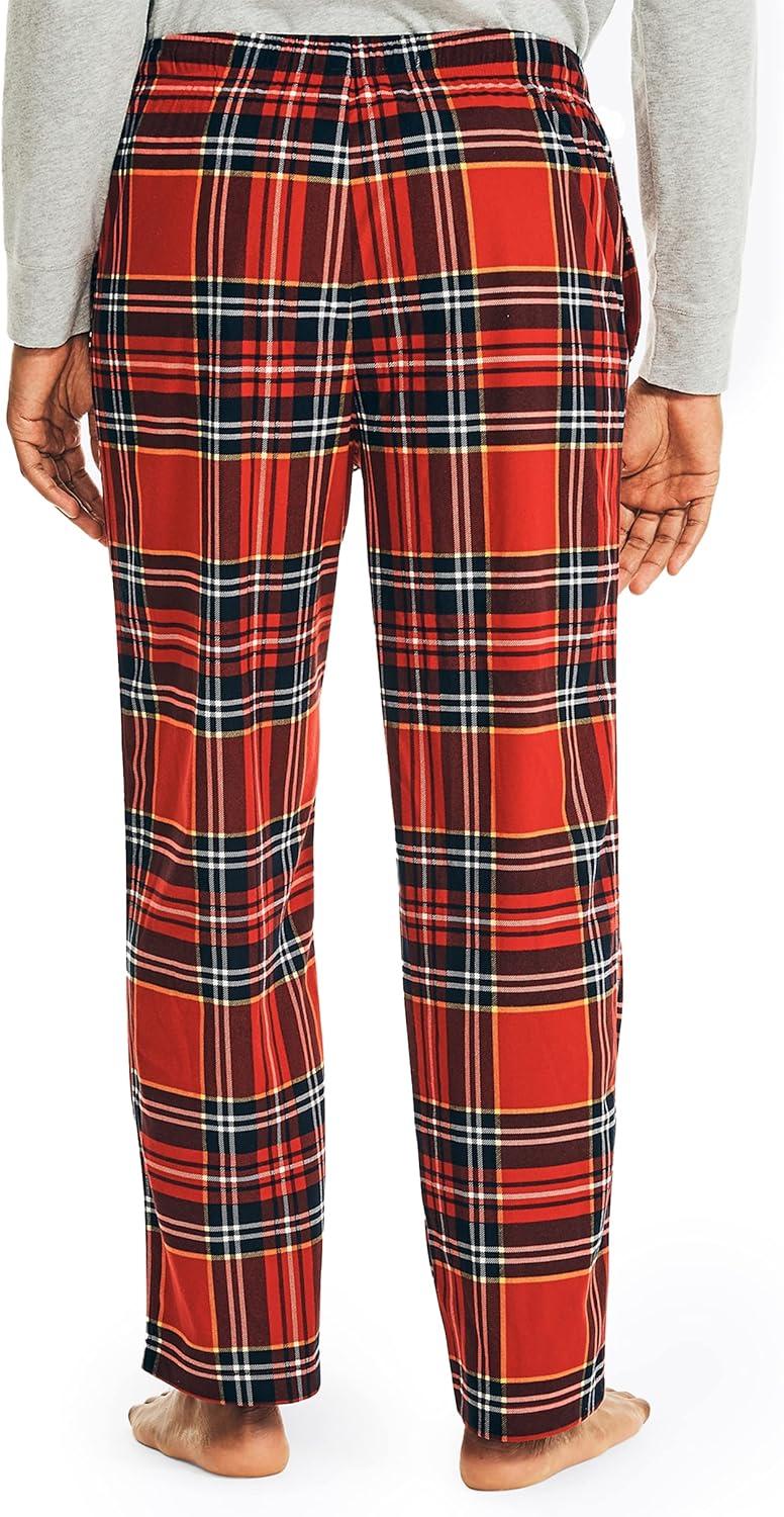 imageNautica Mens Sustainably Crafted Sleep PantNautica Red 20