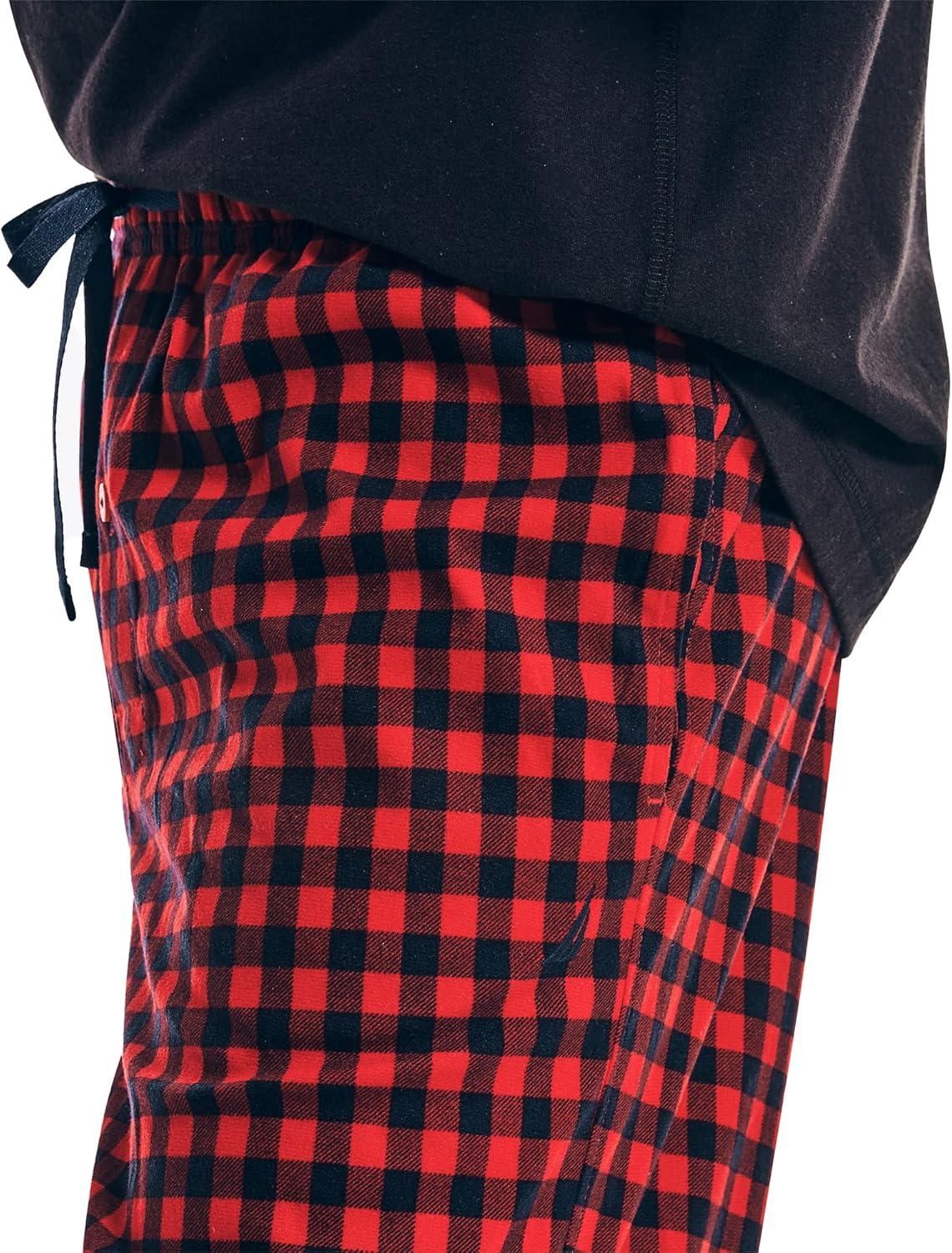 imageNautica Mens Sustainably Crafted Sleep PantNautica Red