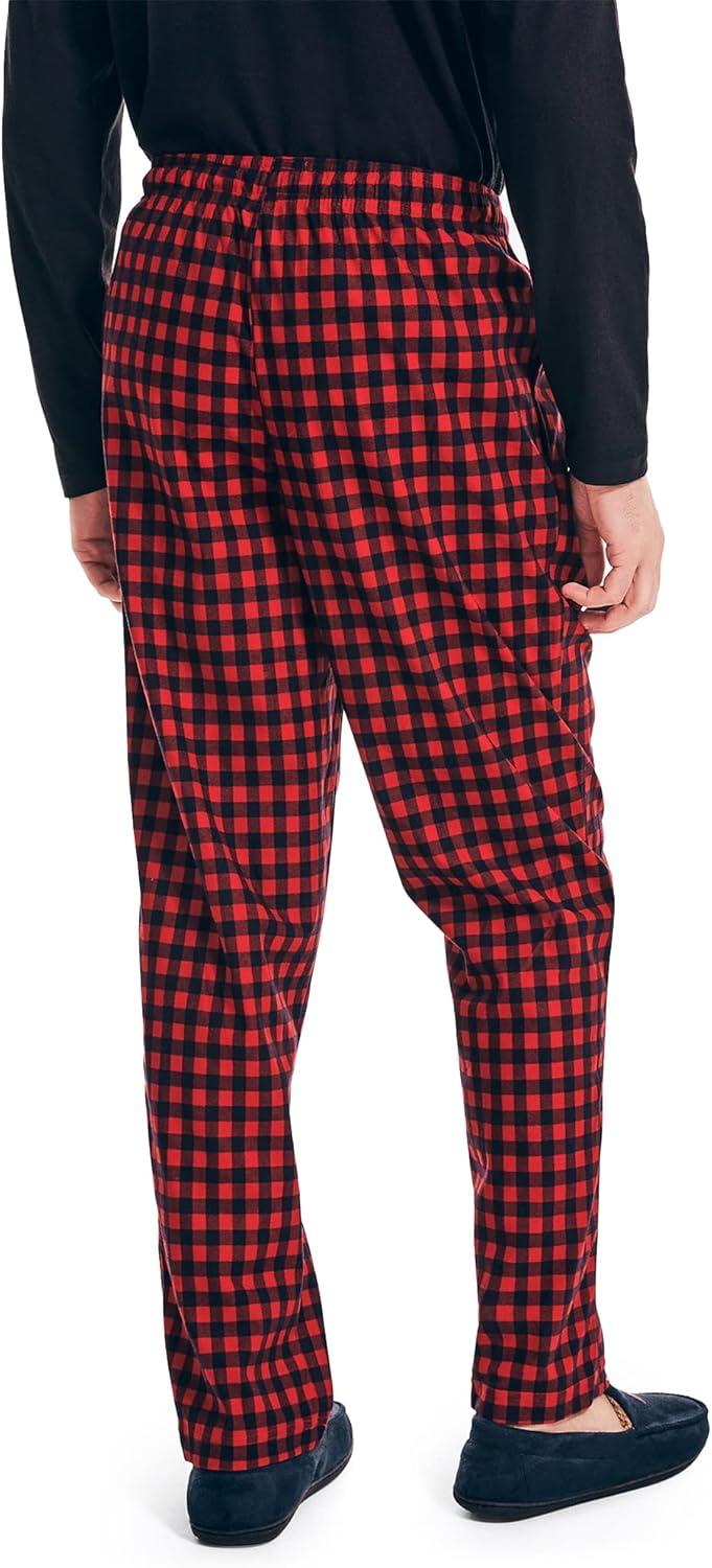 imageNautica Mens Sustainably Crafted Sleep PantNautica Red