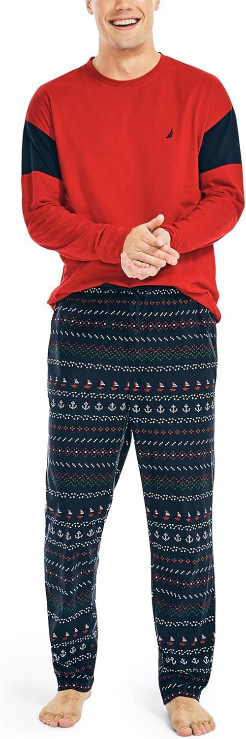 imageNautica Mens Sustainably Crafted Sleep PantNavy 20