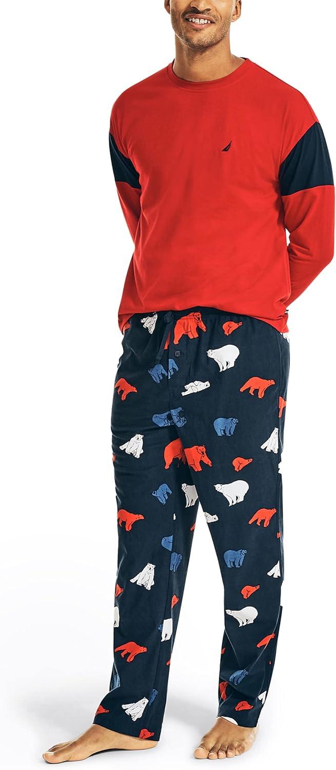 imageNautica Mens Sustainably Crafted Sleep PantNavy 30