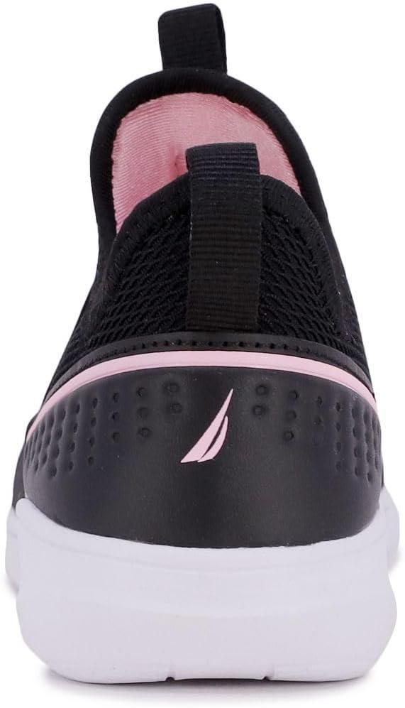 imageNautica Youth Girls SlipOn Athletic Sneakers Stylish Running and Tennis Shoes for Little and Big KidsAloiseblack Peony