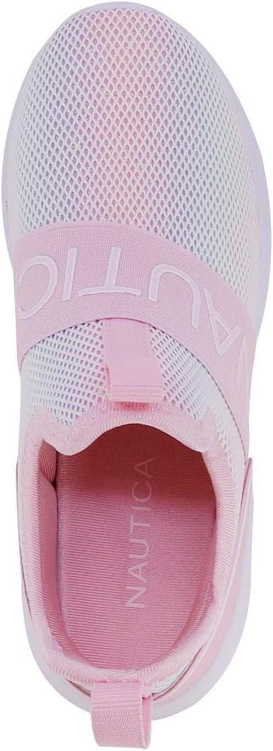 imageNautica Youth Girls SlipOn Athletic Sneakers Stylish Running and Tennis Shoes for Little and Big KidsAloisemulti Pink