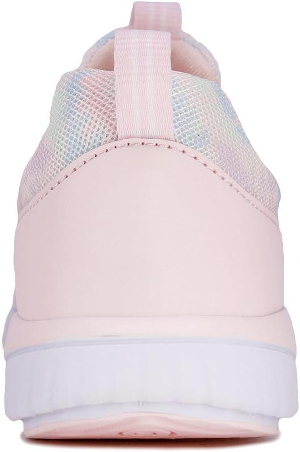 imageNautica Youth Girls SlipOn Athletic Sneakers Stylish Running and Tennis Shoes for Little and Big KidsPastel Tie Dye