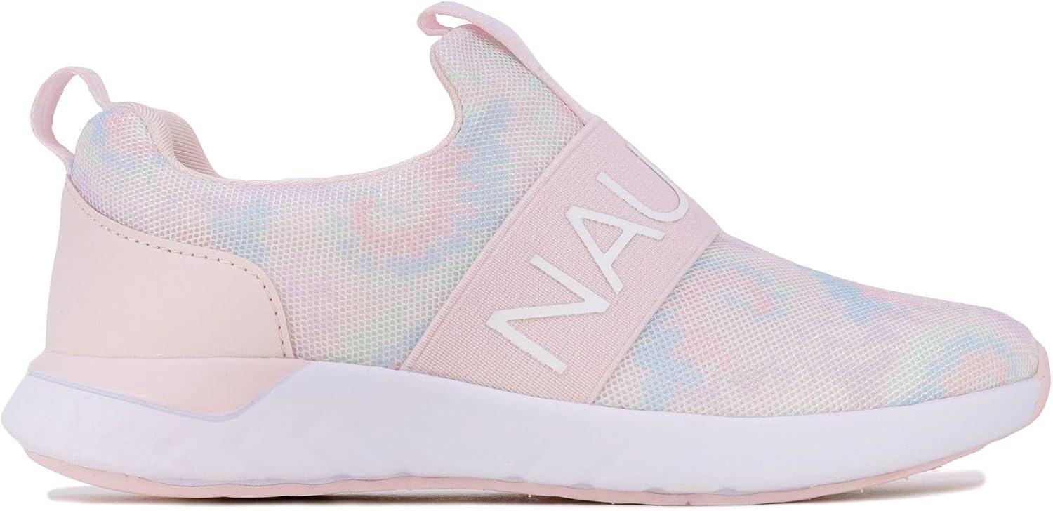 imageNautica Youth Girls SlipOn Athletic Sneakers Stylish Running and Tennis Shoes for Little and Big KidsPastel Tie Dye