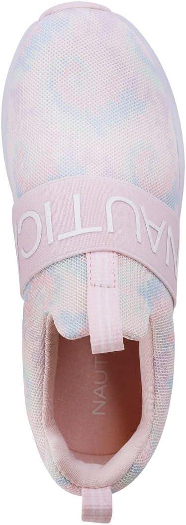 imageNautica Youth Girls SlipOn Athletic Sneakers Stylish Running and Tennis Shoes for Little and Big KidsPastel Tie Dye
