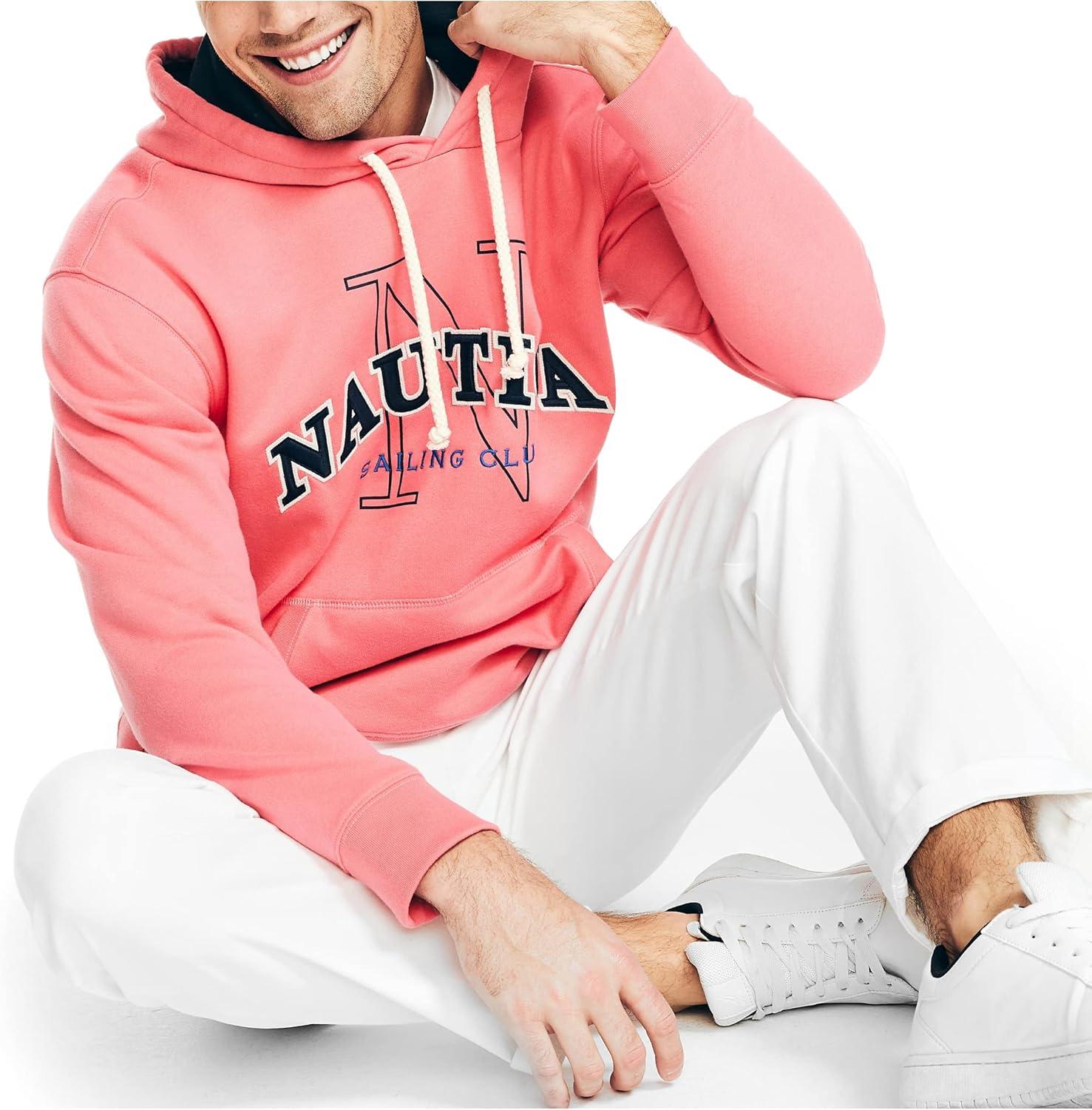 imageNautica mens Nautica Sustainably Crafted Logo HoodieTeaberry