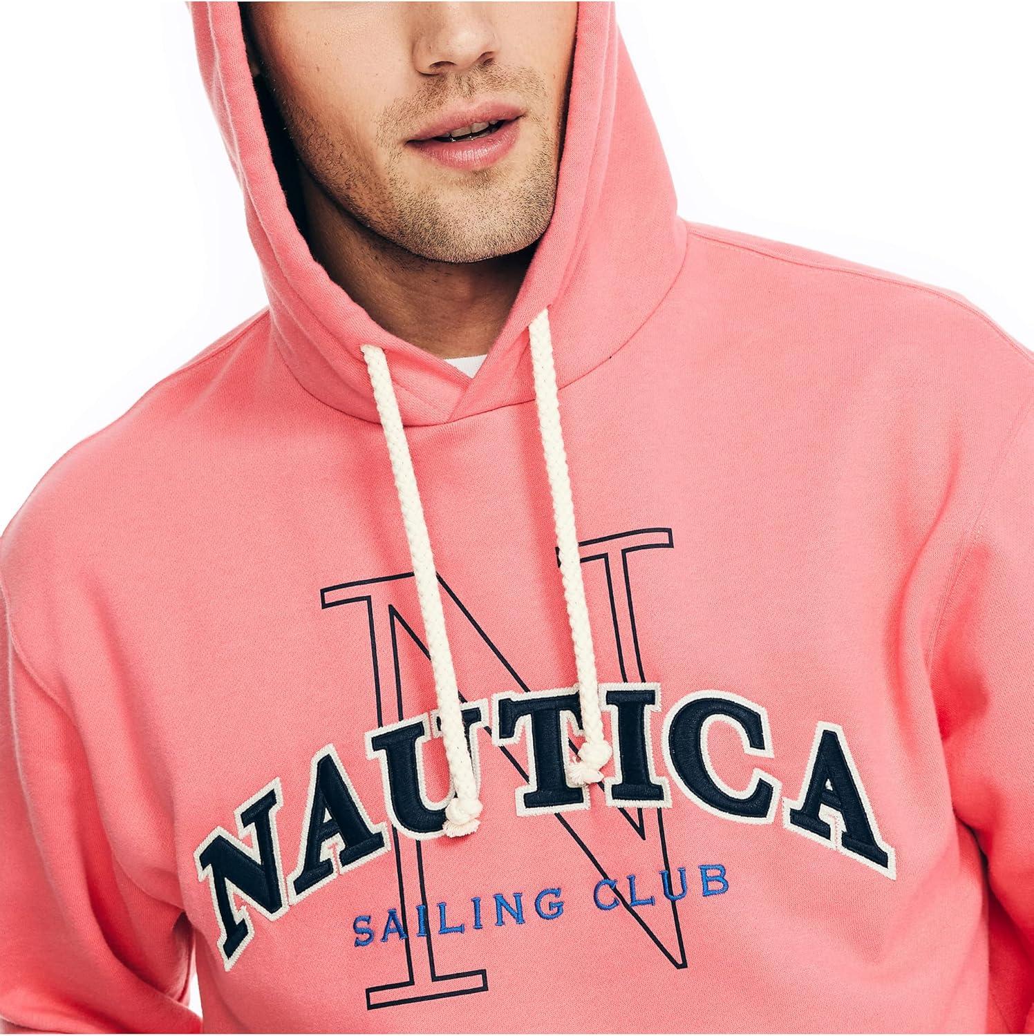 imageNautica mens Nautica Sustainably Crafted Logo HoodieTeaberry