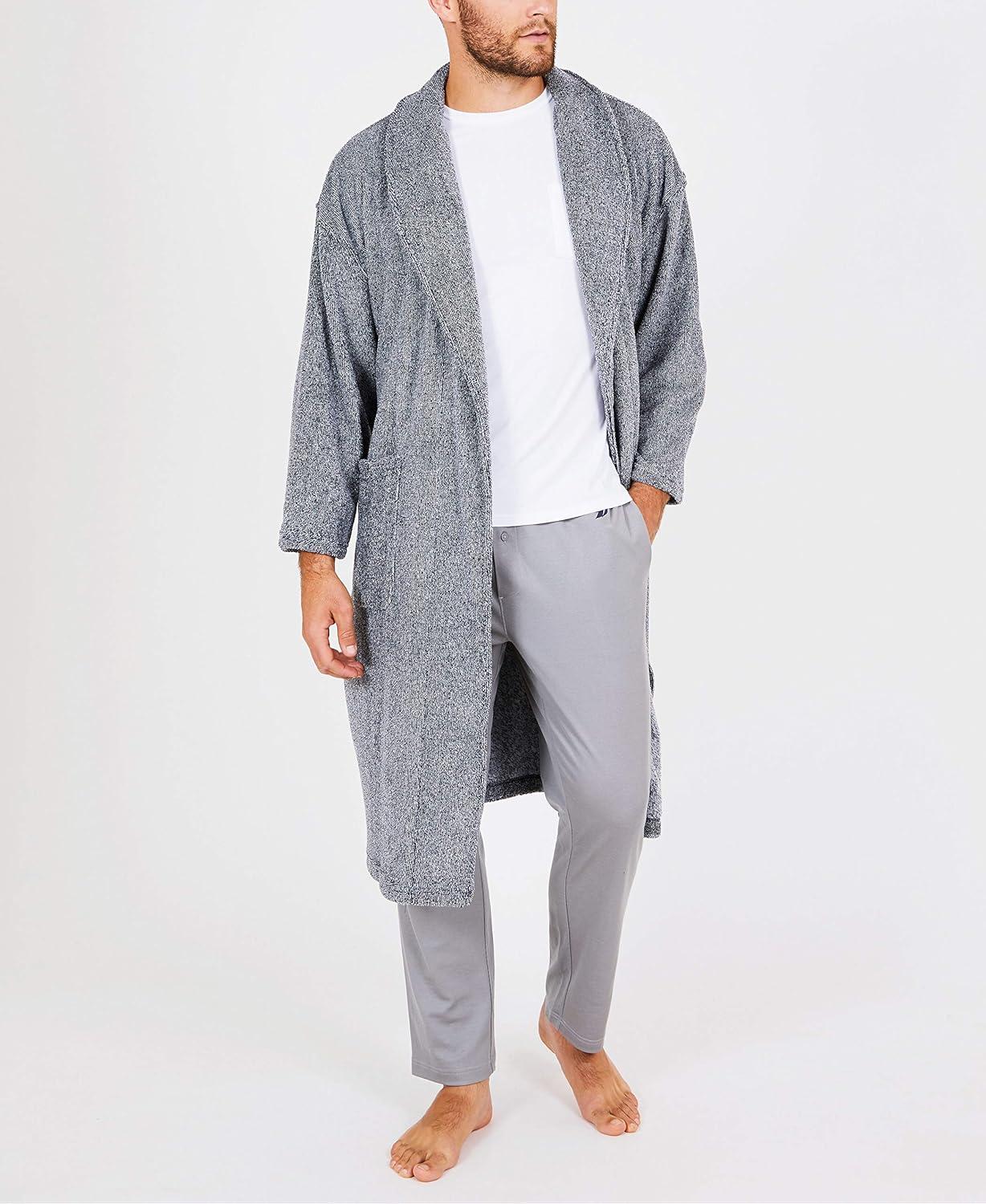 imageNautica tweed plush hooded robeNavy Kr06f7