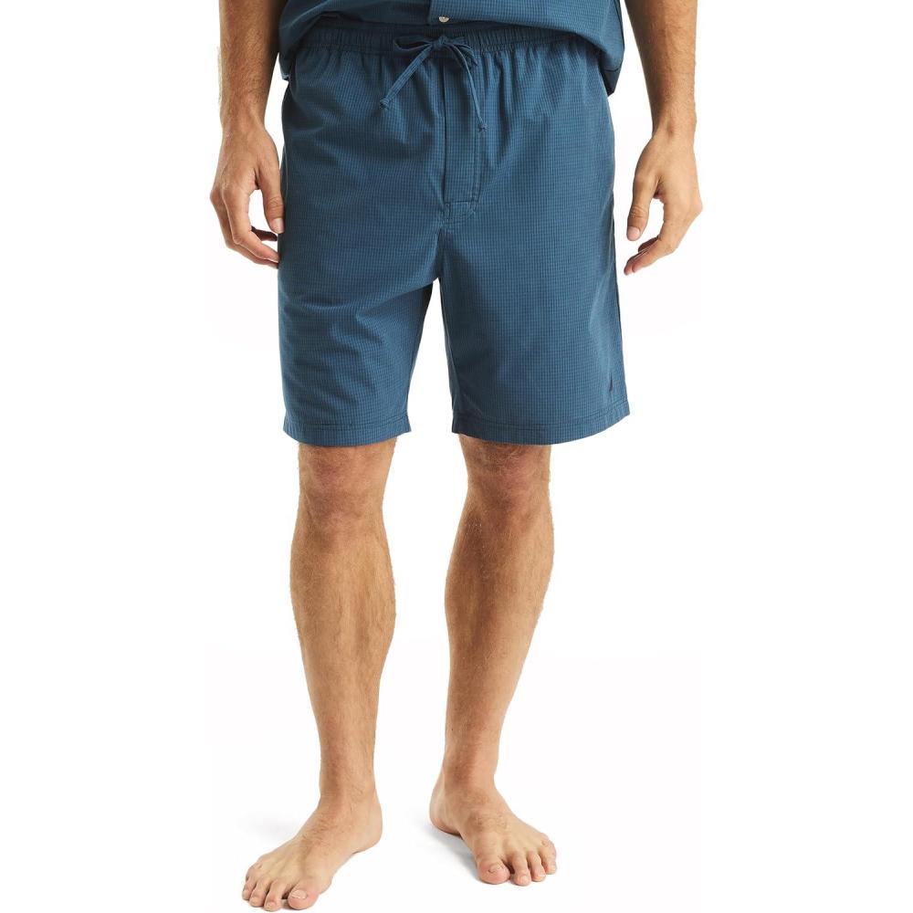 imageNautica Mens Nautica Sustainably Crafted Poplin Sleep ShortEnsign Blue