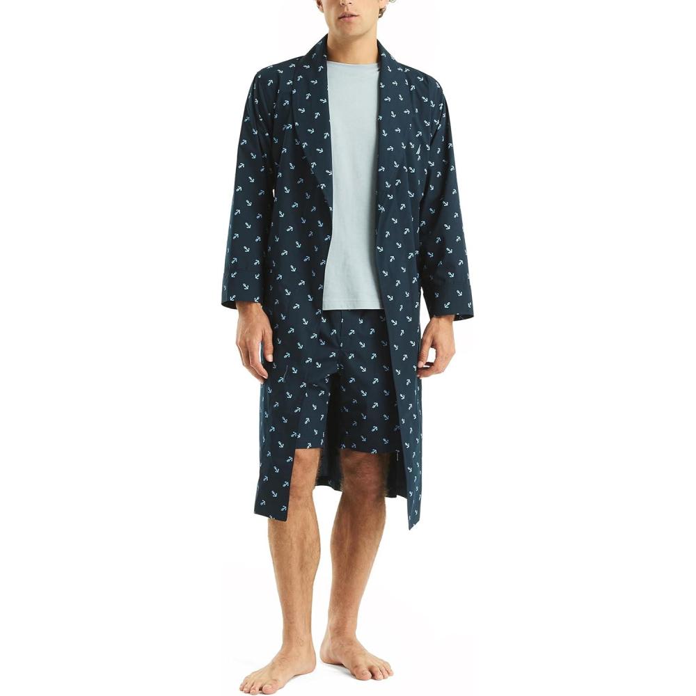 imageNautica Mens Nautica Sustainably Crafted Printed RobeMaritime Navy