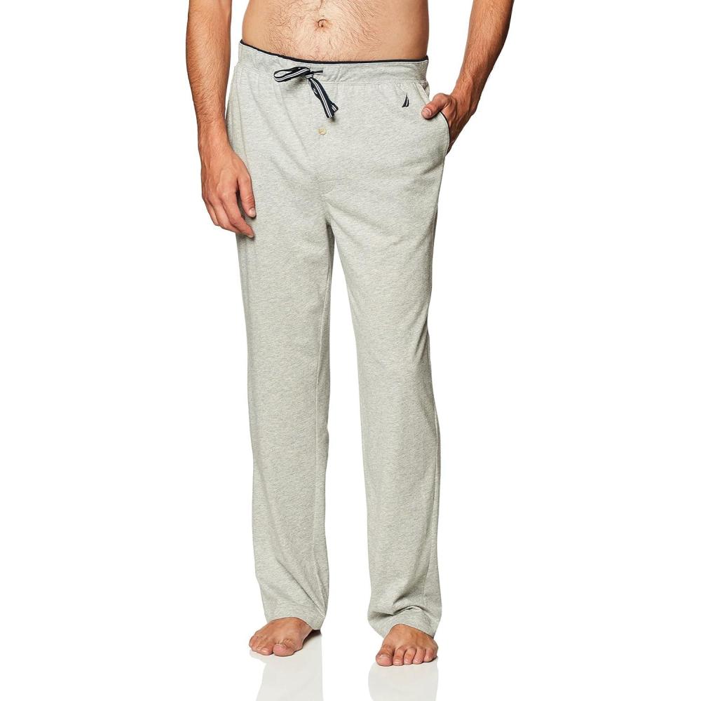 imageNautica Mens Soft Knit Sleep Lounge PantGrey Heather