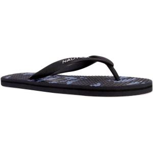 Nautica Men’s Flip Flop, Beach Sandal, Boat Slide, Water Slippers(Jiren-navy Camo)