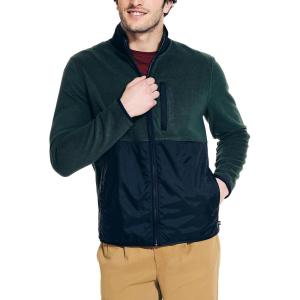 Nautica Men’s Nautica Nautex Full-zip Sweatshirt(Bayou Green)