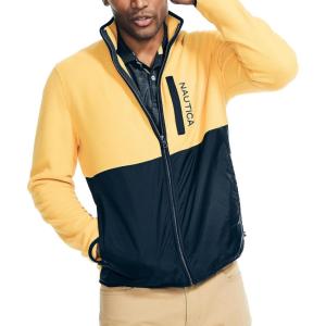 Nautica Men’s Nautica Nautex Full-zip Sweatshirt(Old Gold)