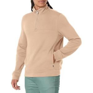 Nautica Men’s Nautica Quarter-zip Sweatshirt(Military Tan)
