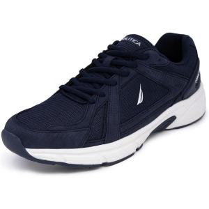 Nautica Mens Running Sneakers Sport Fashion Lace-Up Athletic Soft Shoes for Gym Tennis Men – Cushioned, Breathable, Lightweight & Comfortable(Navy)