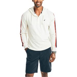 Nautica Men’s Sustainably Crafted Pullover Hoodie(Oatmeal Heather)