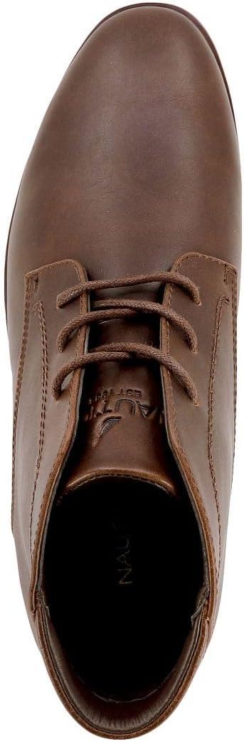 imageNautica Mens Chukka Boot Dress Casual LaceUp Ankle Shoe Oxfords amp Desert BootsLargobrown