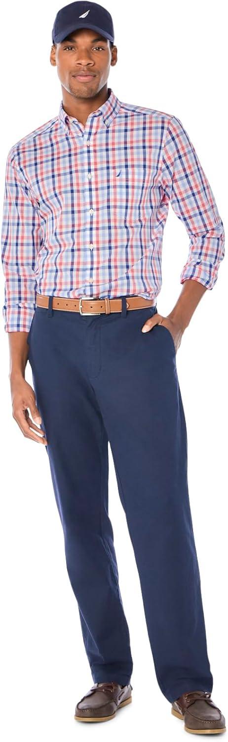 imageNautica Mens Classic Button Down ShirtDreamy Coral