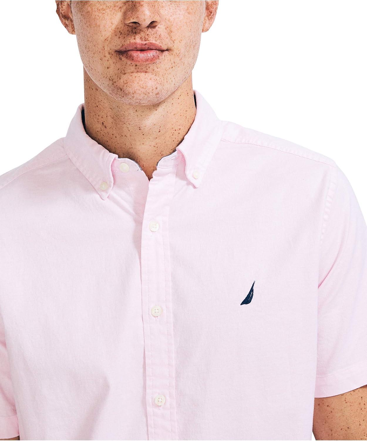 imageNautica Mens Nautica Mens Classic Fit Oxford ShirtCradle Pink