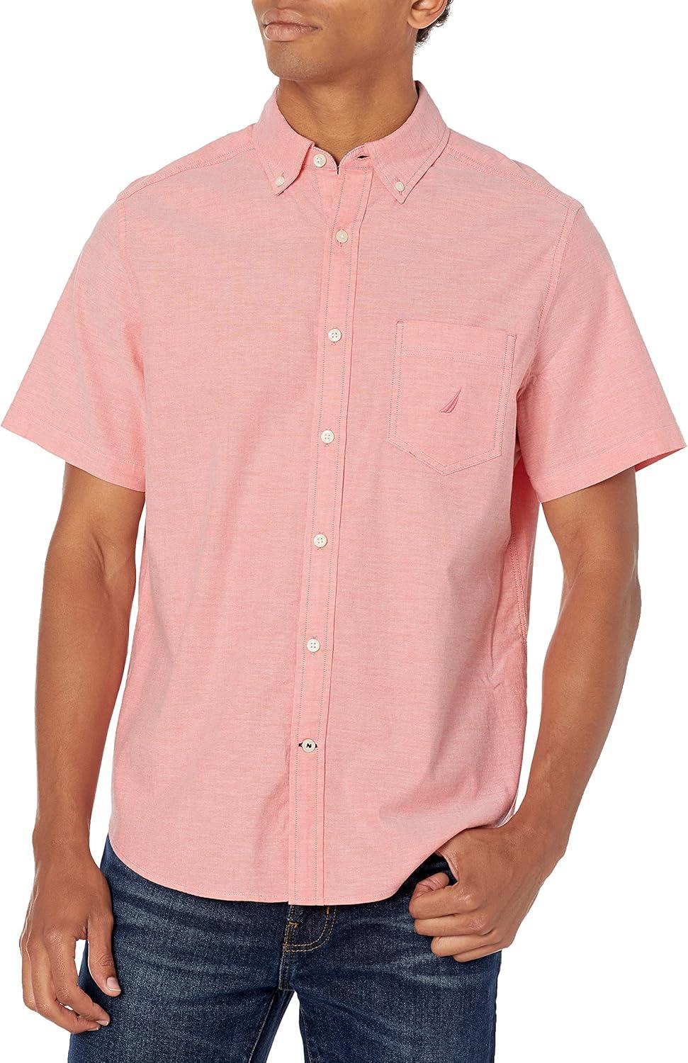 imageNautica Mens Nautica Mens Classic Fit Oxford ShirtSugar Coral