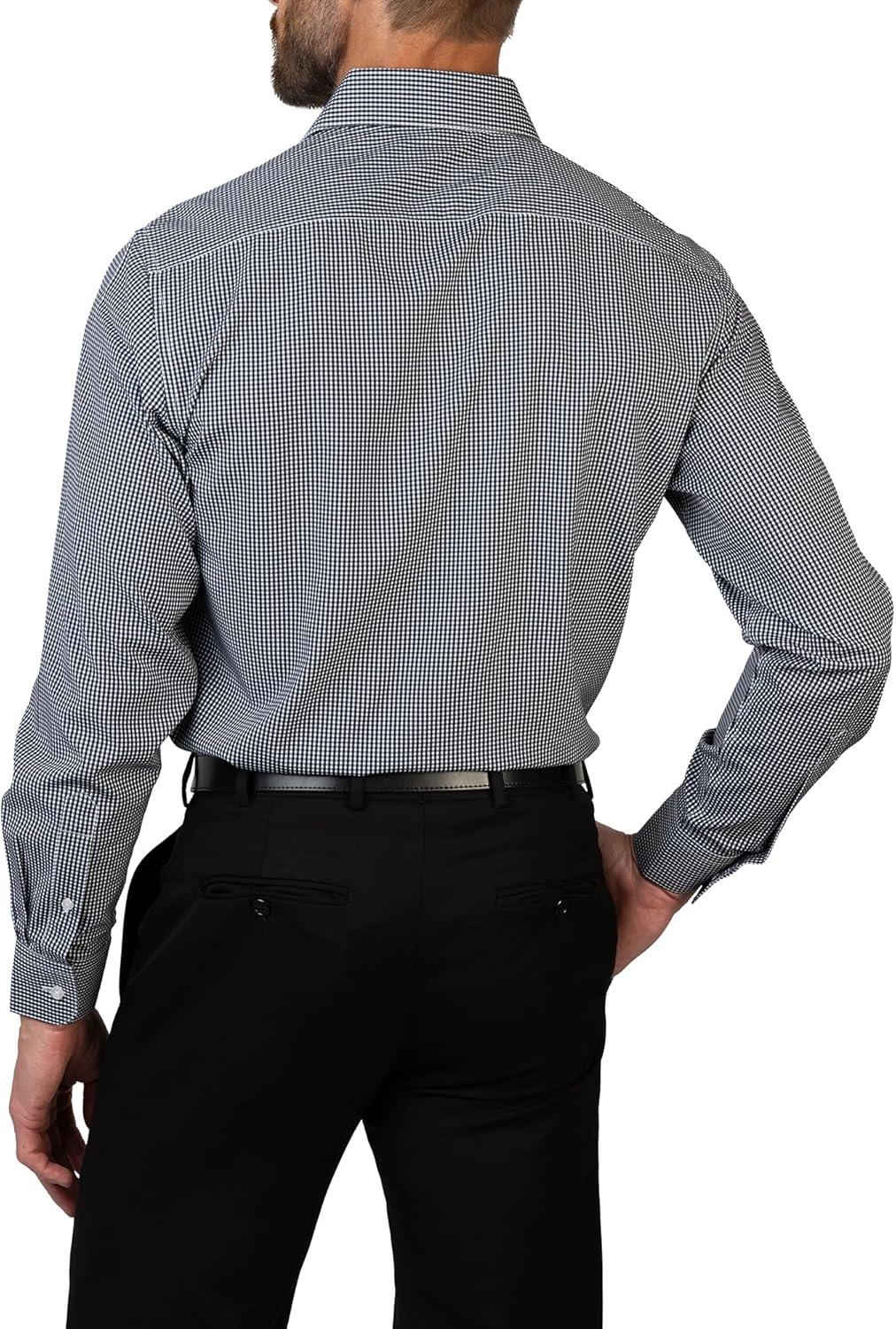imageNautica Mens Slim FitBlack Checkered