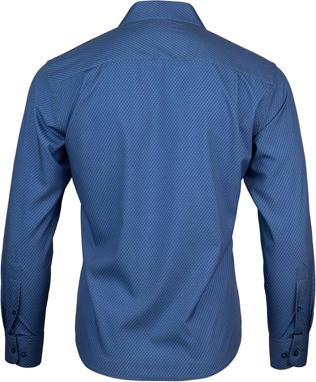 imageNautica Mens Slim FitWhite Leaf Print