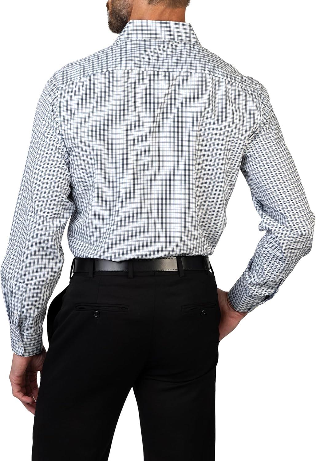 imageNautica Mens Slim FitWhite Navy Stripes