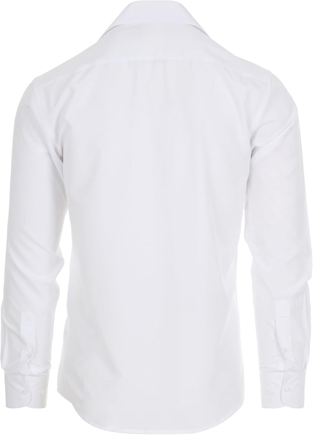 imageNautica Mens Slim FitWhite Solid