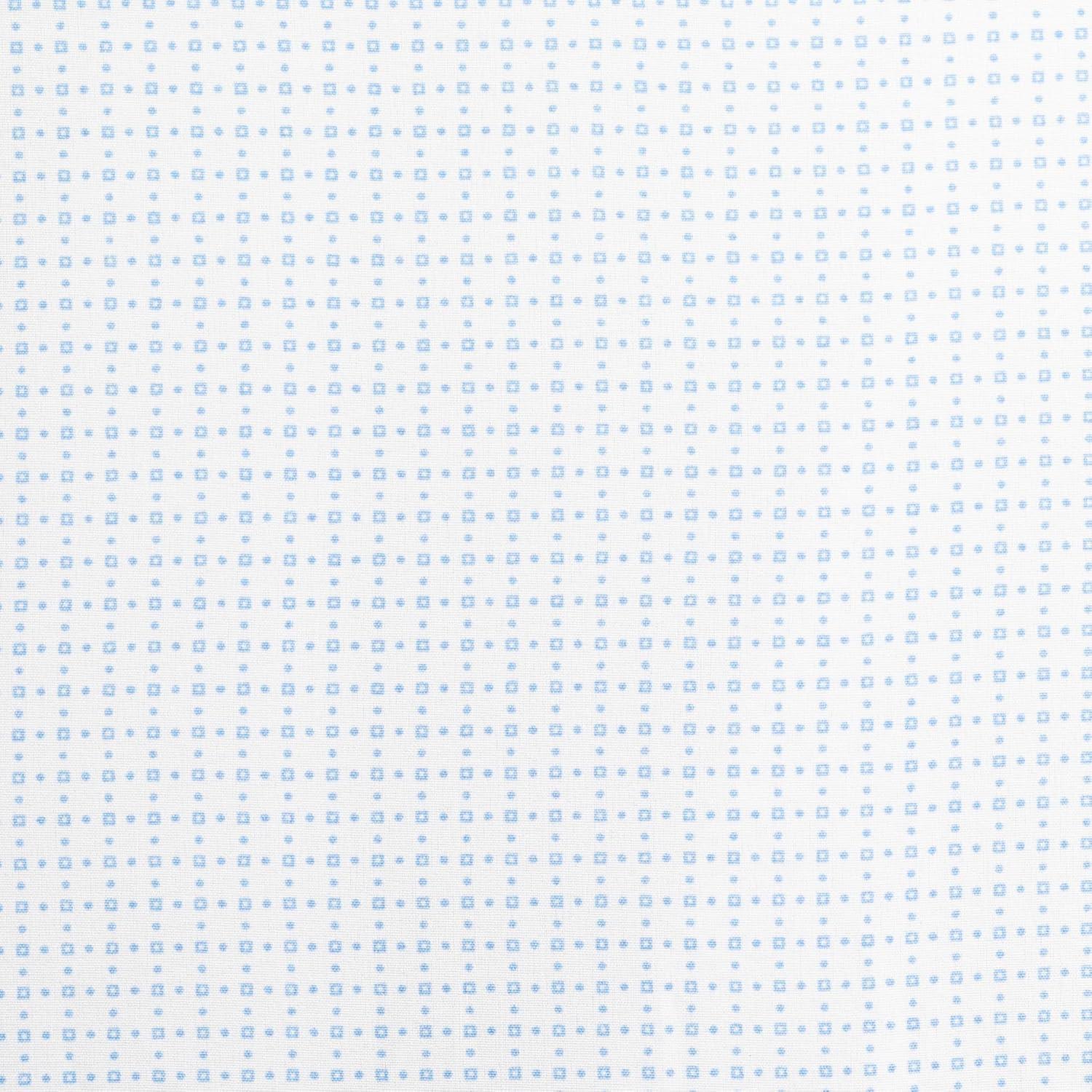 imageNautica Mens Slim FitWhite and Blue Geo Square Print